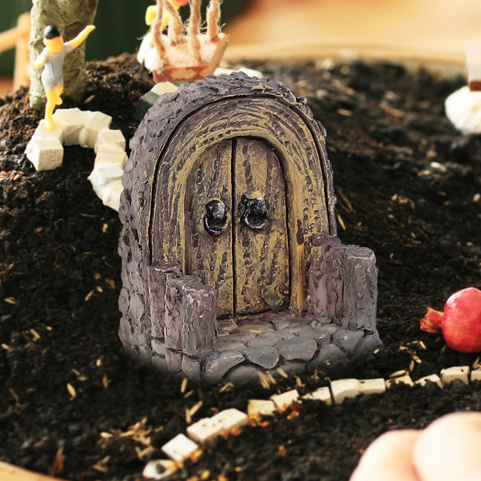 3Pcs Fairy Garden Door Miniatu - đánh giá và giá Bonsai Garden Set Up