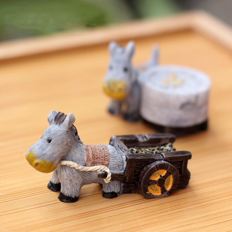 Animal Figurines Mini Donkey P - đánh giá và giá Japan Bonsai Garden