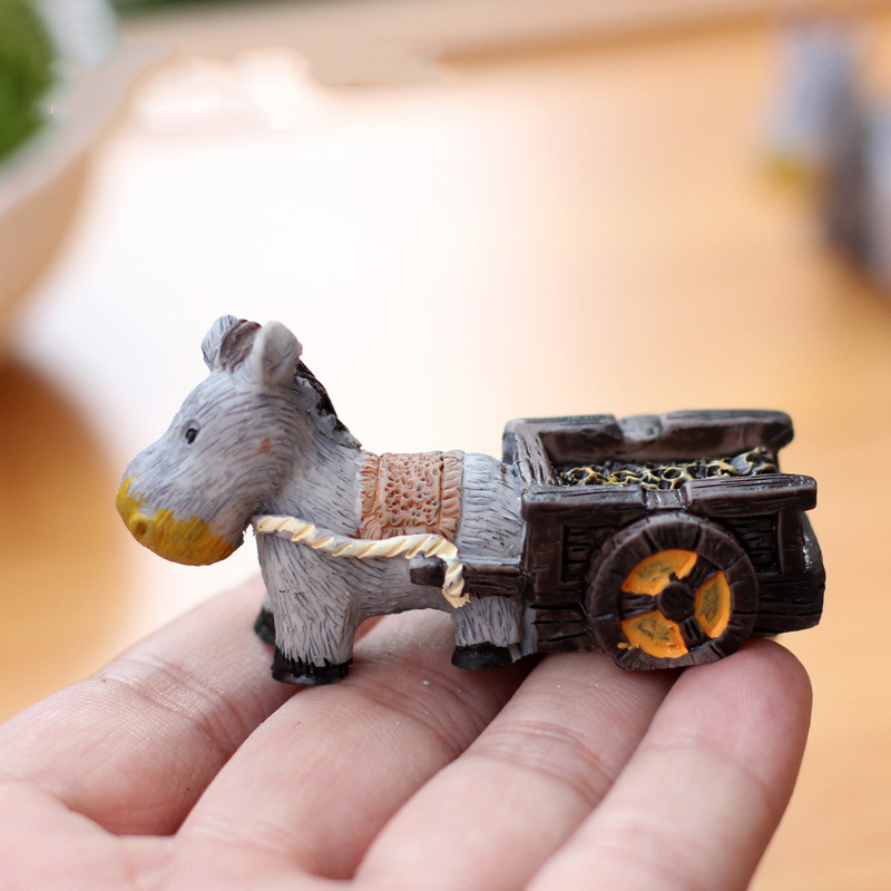 Animal Figurines Mini Donkey P - đánh giá và giá Japan Bonsai Garden