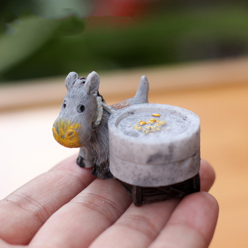 Animal Figurines Mini Donkey P - đánh giá và giá Japan Bonsai Garden