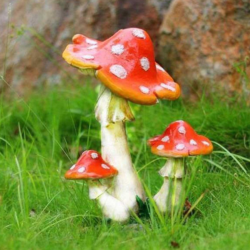 Mushroom Shaped Resin Garden O - đánh giá và giá Bonsai Garden Set Up