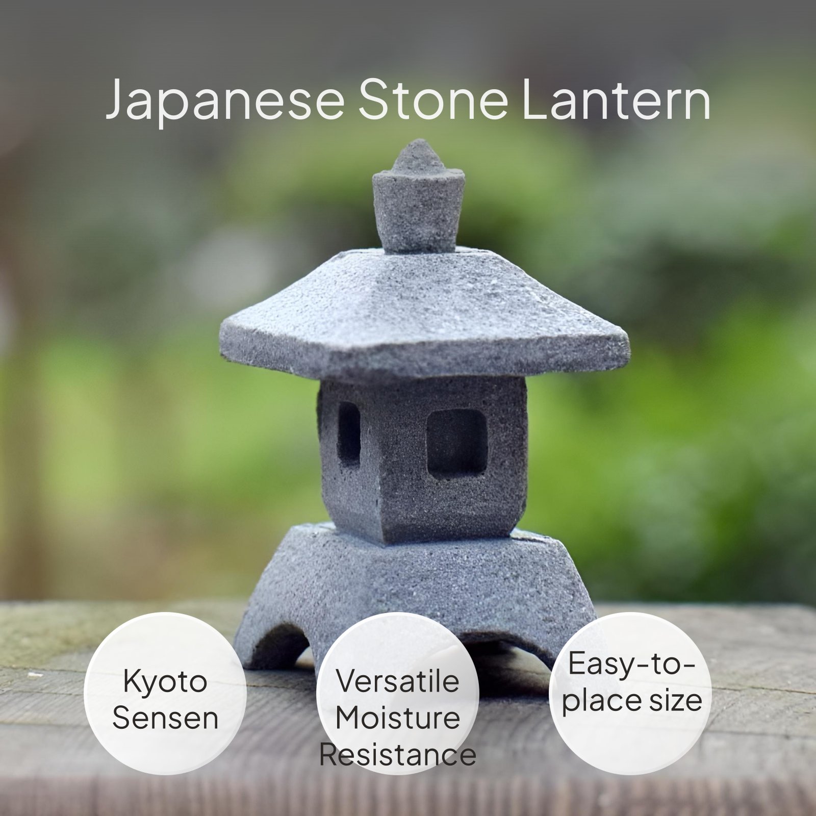 Japanese Sandstone Lantern Gar - đánh giá và giá Japan Bonsai Garden