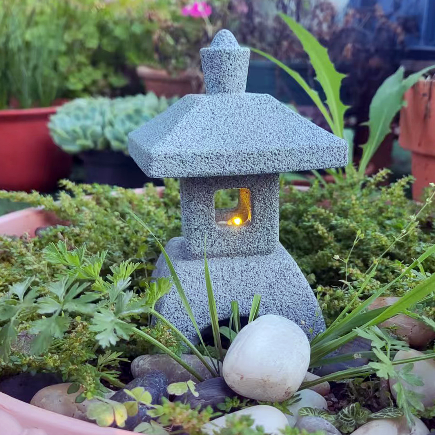 Japanese Lantern Pagoda Statue - đánh giá và giá Japan Bonsai Garden