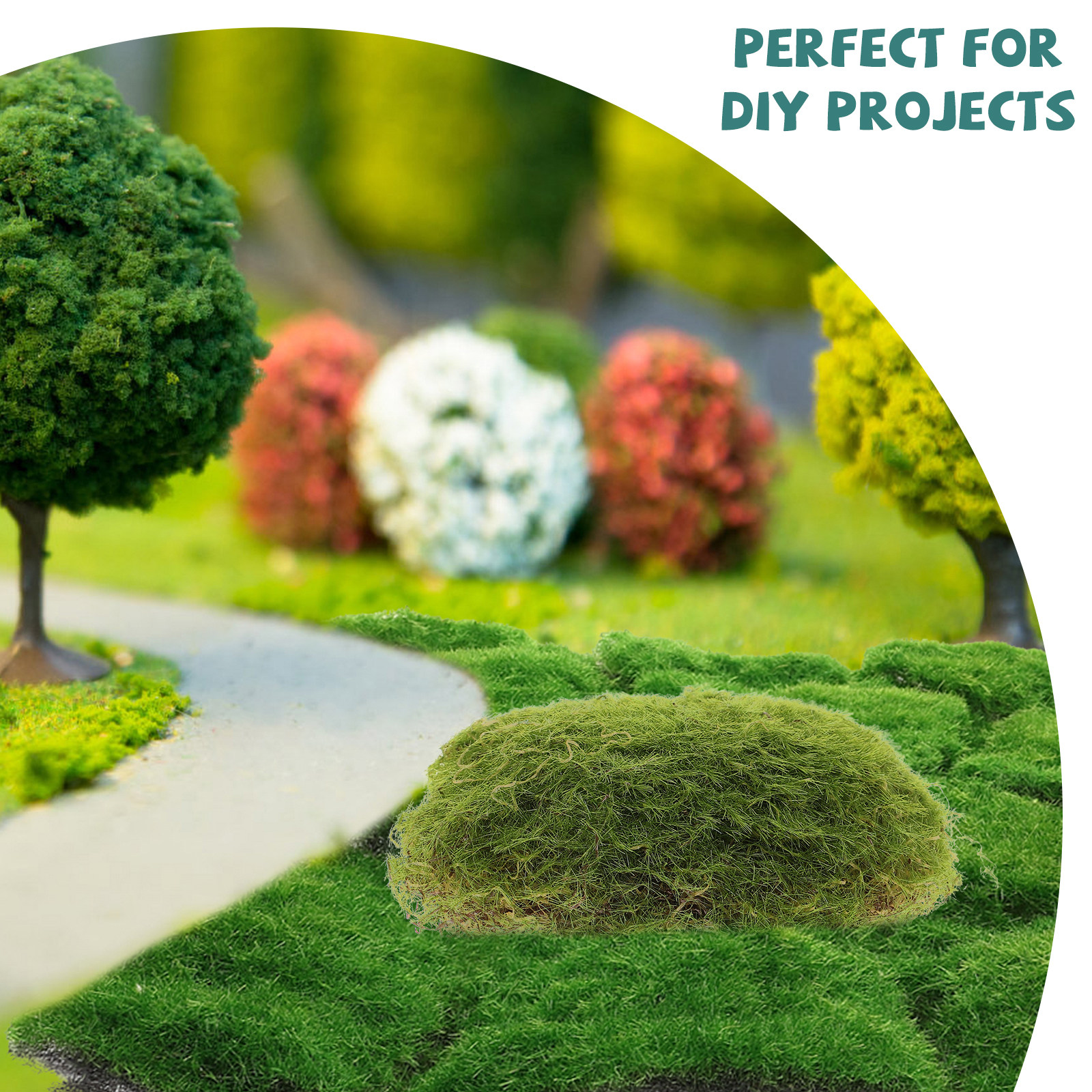 6Pcs Versatile Artificial Moss - đánh giá và giá Bonsai Garden Set Up